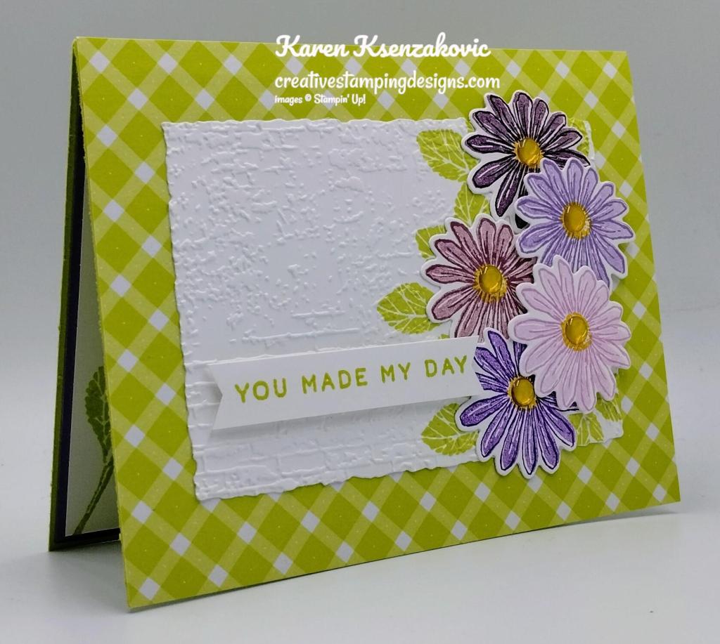 Stampin' Up! Cheerful Daisies in Purple 4 creativestampingdesigns.com