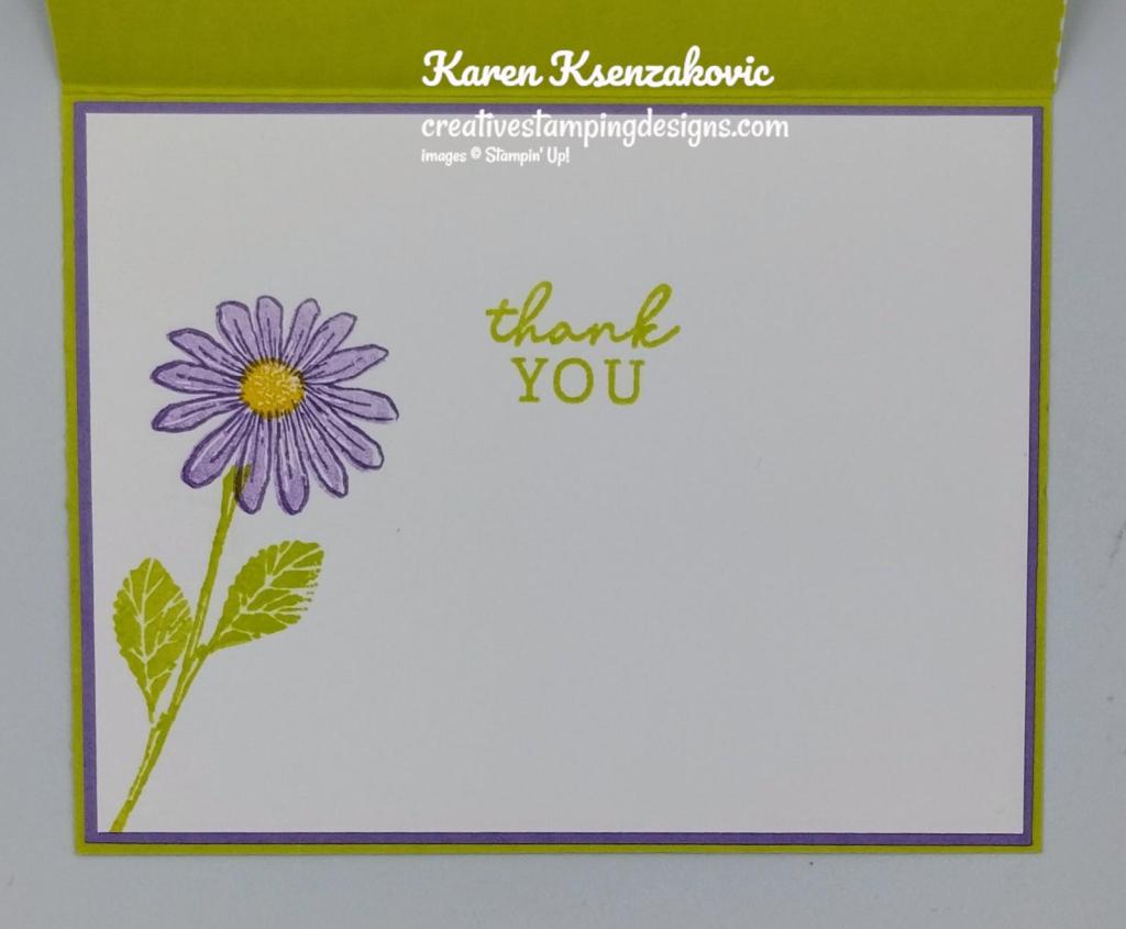 Stampin' Up! Cheerful Daisies in Purple 5 creativestampingdesigns.com