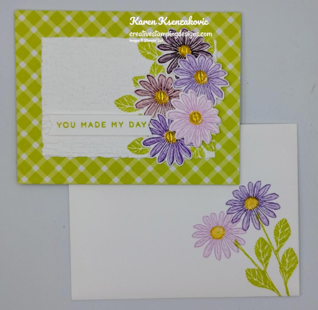 Stampin' Up! Cheerful Daisies in Purple 6 creativestampingdesigns.com