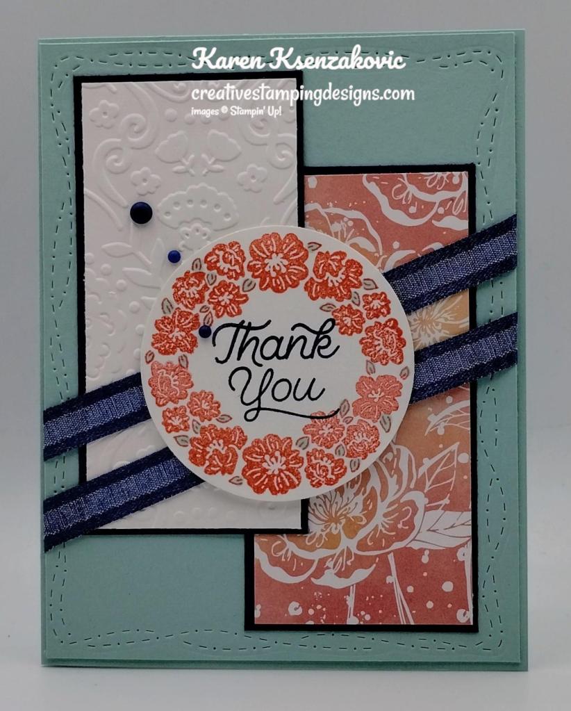 Stampin; Up! Circle Sayings Thank You 2 creativestampingdesigns.com