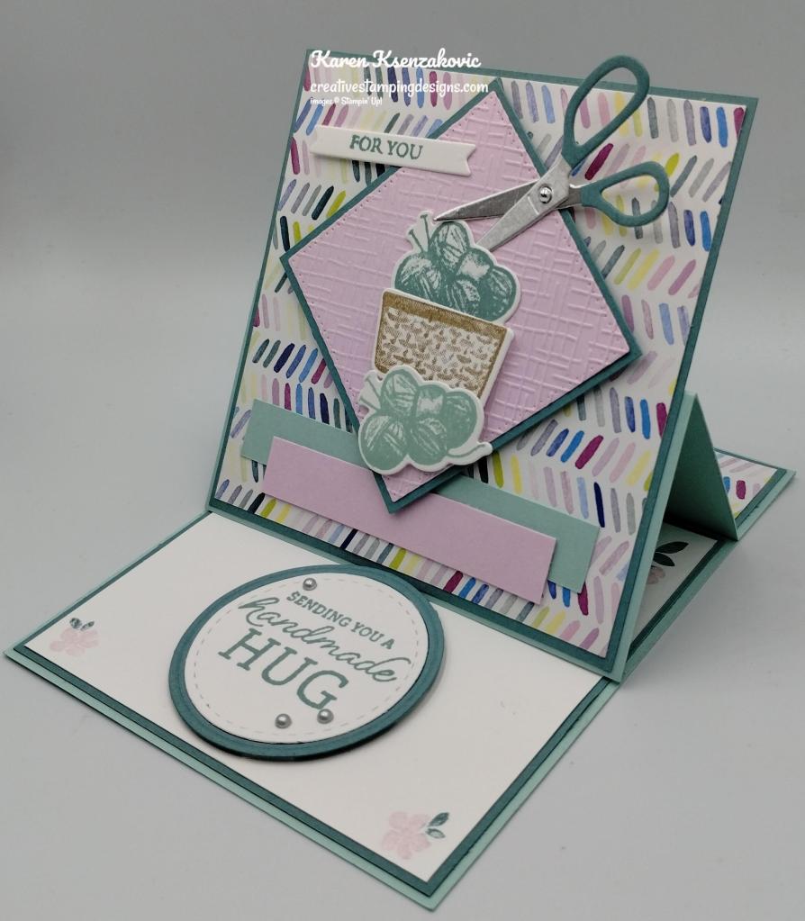 Stampin' Up! Crafting With You Easel 4 creativestampingdesigns.com