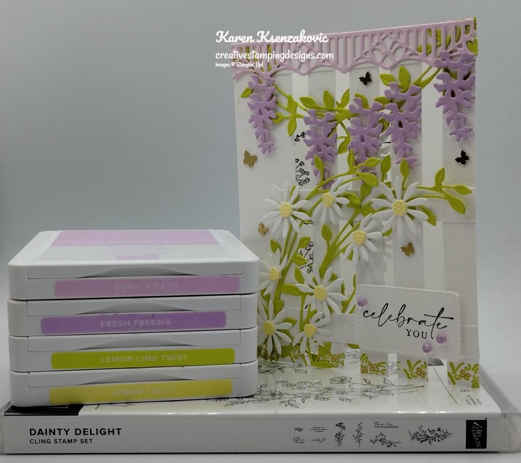 Stampin' Up! Dainty Delight Trellis 1 creativestamppingdesigns.com