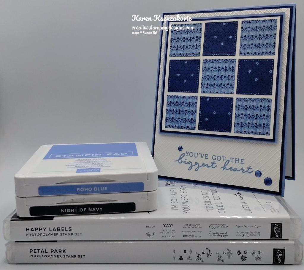 Stampin' Up! Happy Labels Patchwork1 creativestampingdesigns.com