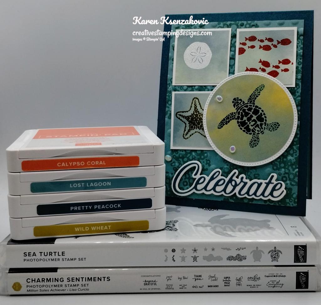 Stampin' Up! Sea Turtle Birthday 1 creativestampingdesigns.com