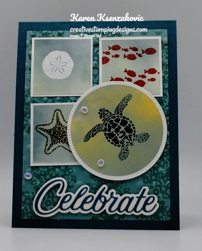 Stampin' Up! Sea Turtle Birthday 2 creativestampingdesigns.com