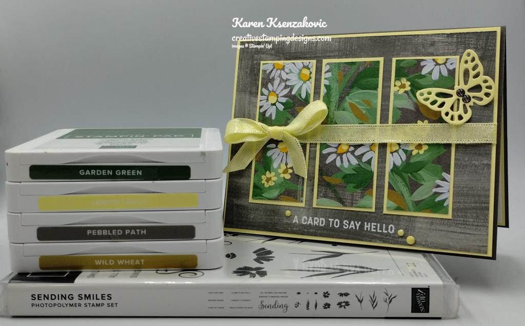 Stampin' Up! Sending Smiles Panel 1 creativestampingdesigns.com