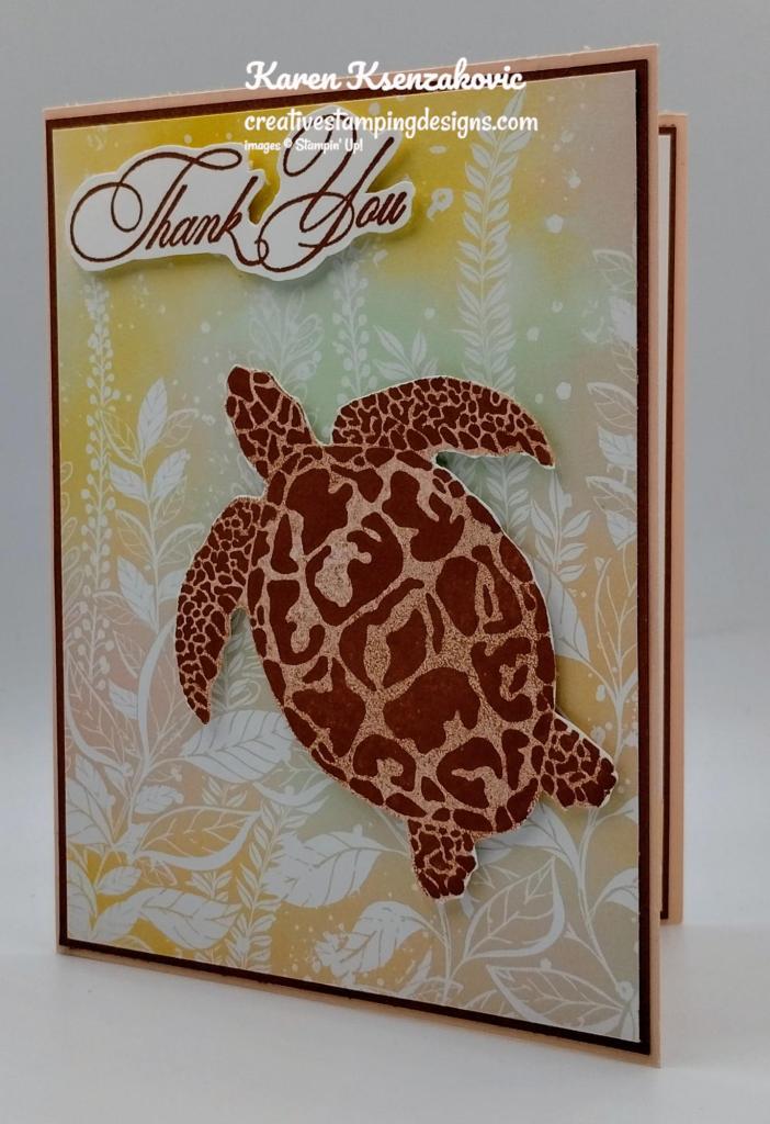 Stampin' Up! Sea Turtle CAS 3 creativestampingdesigns.com