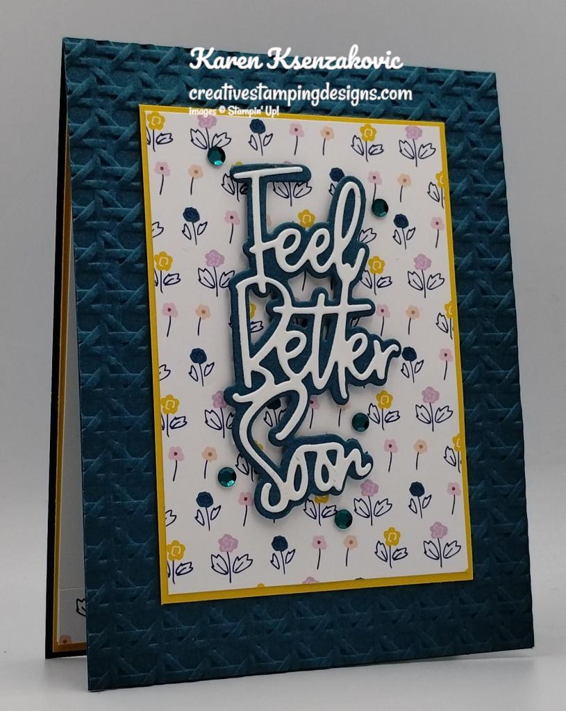 Stampin' Up! Wanted To Say Get Well 3 creativestampingdesigns.com