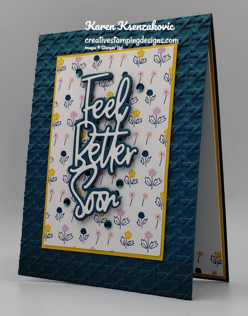 Stampin' Up! Wanted To Say Get Well 4 creativestampingdesigns.com