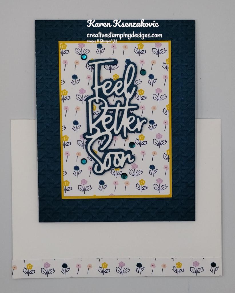 Stampin' Up! Wanted To Say Get Well 6 creativestampingdesigns.com