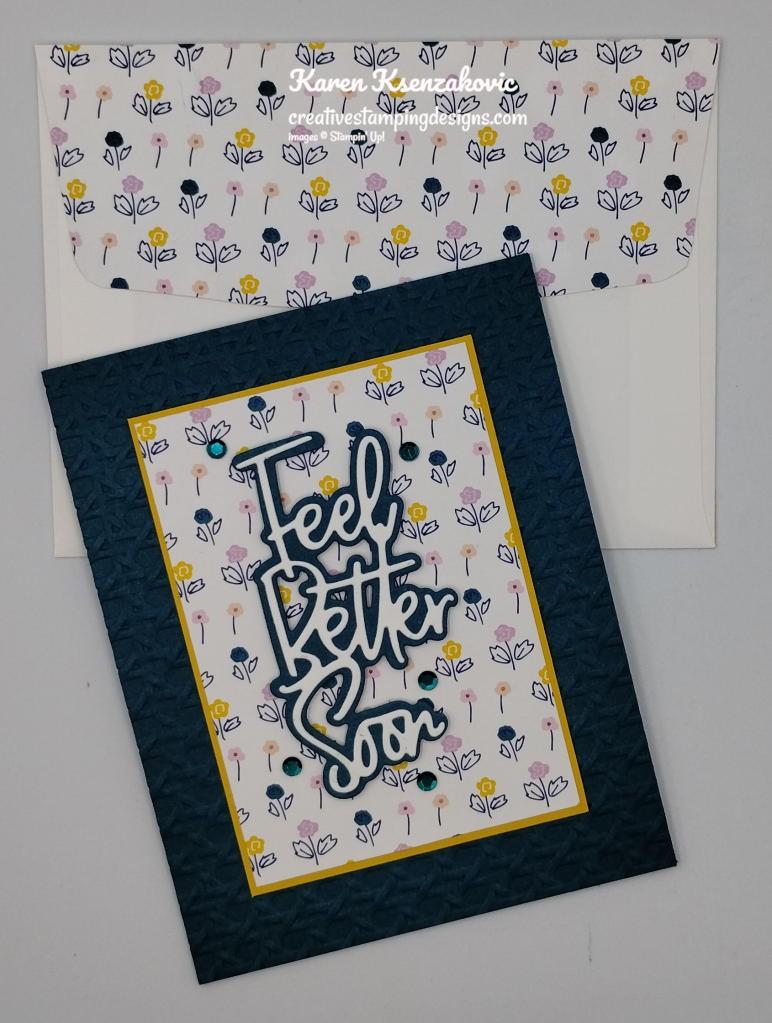 Stampin' Up! Wanted To Say Get Well 7 creativestampingdesigns.com