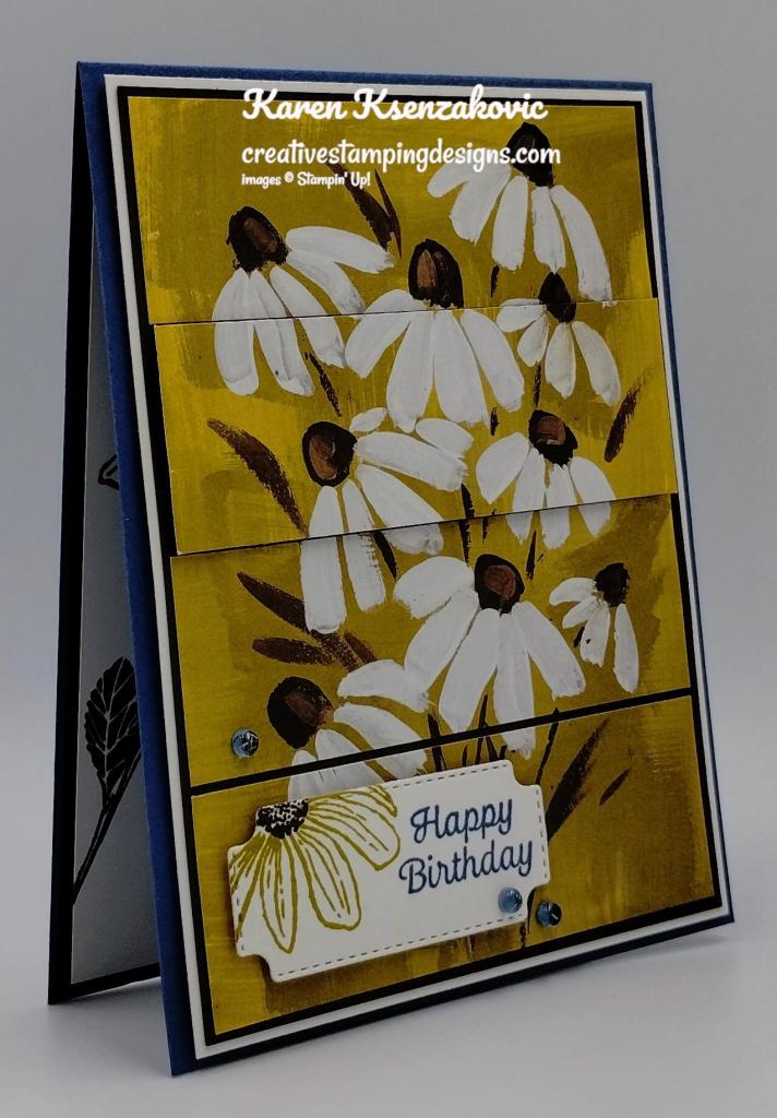 Stampin' Up! Cheerful Daisies Panel 4 creativestampingdesigns.com