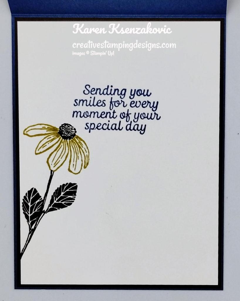 Stampin' Up! Cheerful Daisies Panel 5 creativestampingdesigns.com