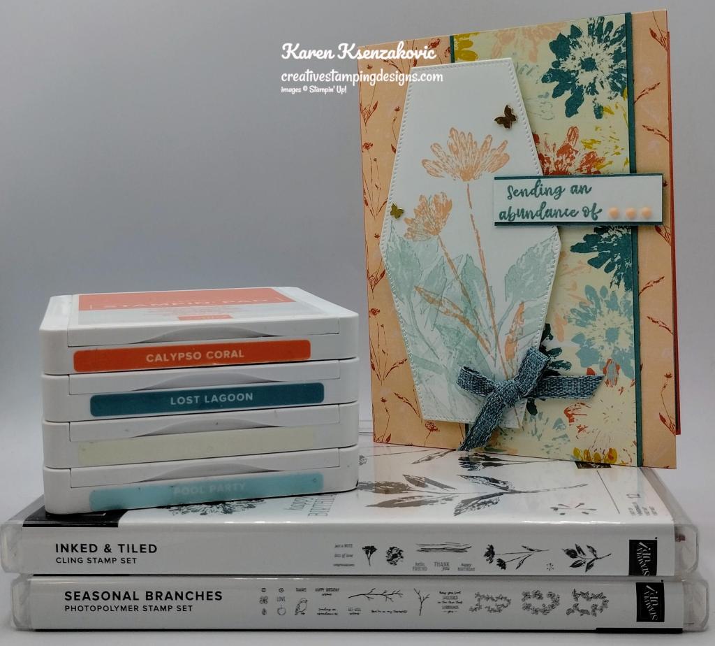 Stampin' Up! Inked & Tiled Get Well 1 creativestampingdesigns.com