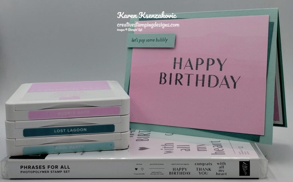 Stampin' Up! Phrases For All CAS Birthday 1 creativestampiungdesigns.com