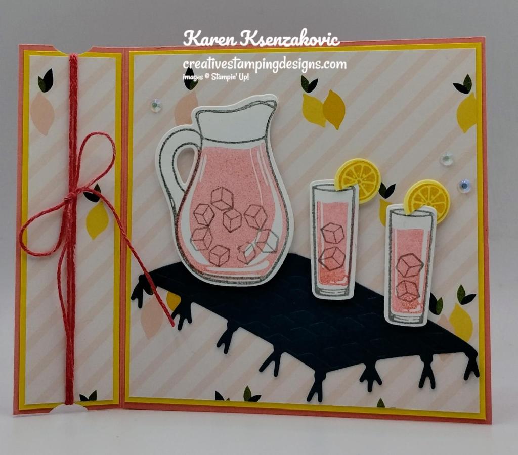 Stampin' Up! So Refreshing Fun Fold 2 creativestampingdesigns.com