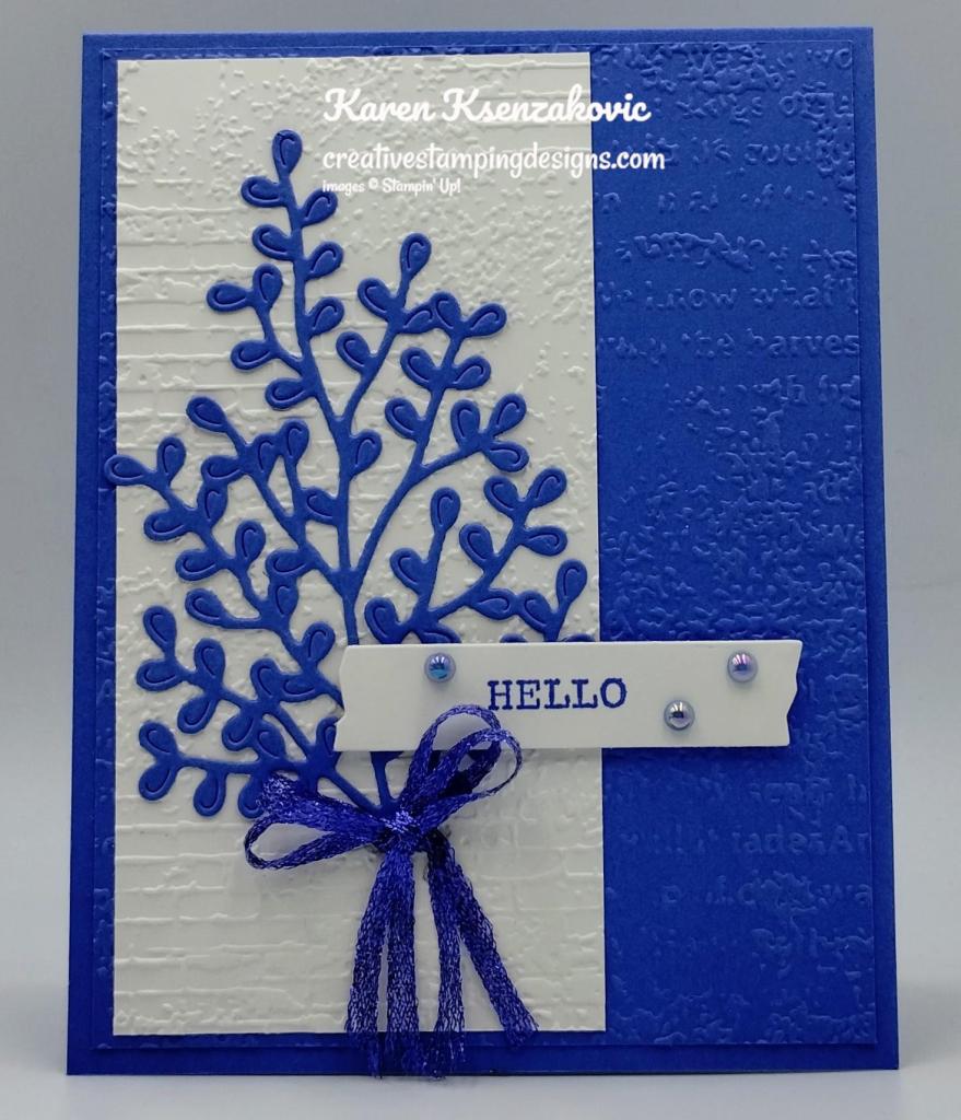 Stampin' Up! Gorgeously Made CAS 2 creativestampingdesigns.com