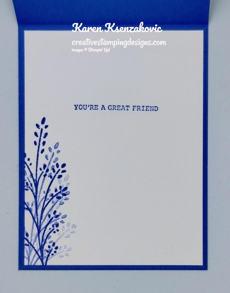 Stampin' Up! Gorgeously Made CAS 5 creativestampingdesigns.com