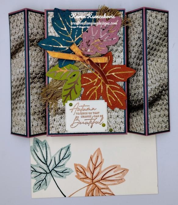 Stampin’ Up! Autumn Leaves for Fun Fold Friday | Creative Stamping Designs