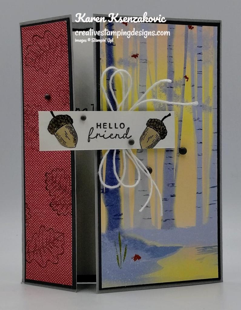 Stampin' Up! Fruitful Blessings Fun Fold 2 creativestampingdesigns.com