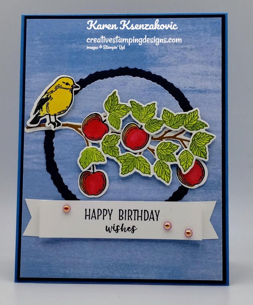 Stampin' Up! Seasonal Branches Birthday Wishes 2 creativestampingdesigns.com