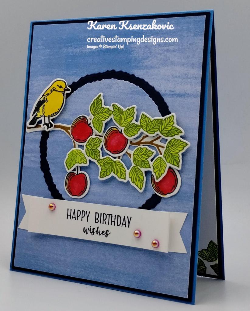 Stampin' Up! Seasonal Branches Birthday Wishes 4 creativestampingdesigns.com