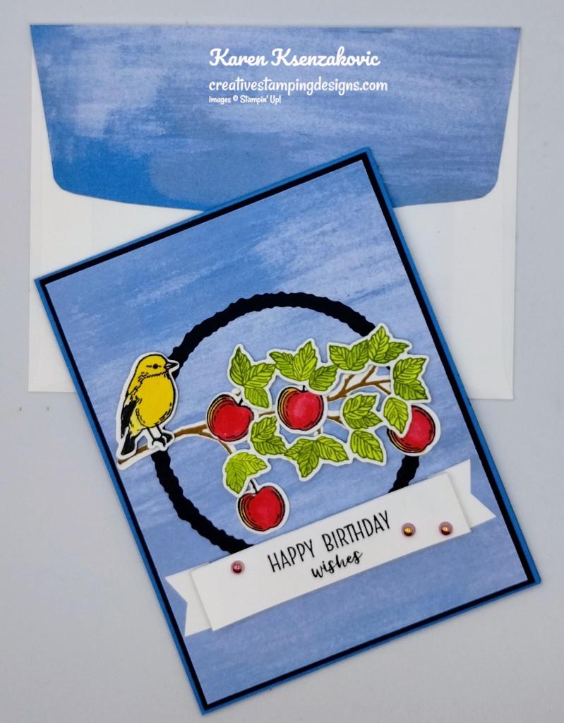 Stampin' Up! Seasonal Branches Birthday Wishes 7 creativestampingdesigns.com