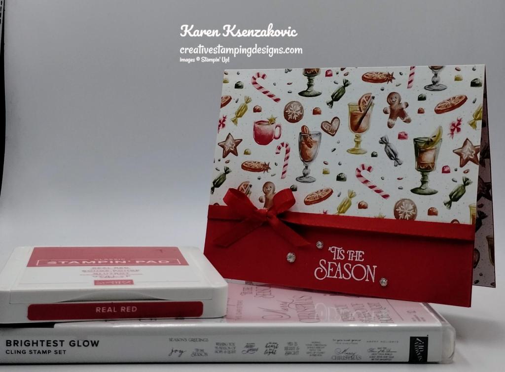 Stampin' Up! Brightest Glow CAS 1 creativestampingdesigns.com