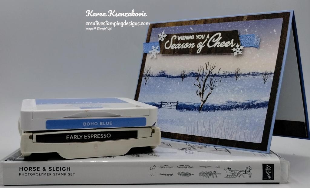 Stampin' Up! Horse & Sleigh QAE 1 creativestampingdesigns.com