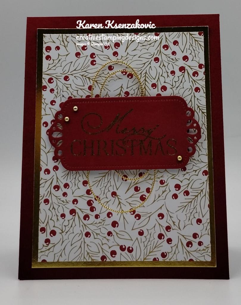 Stampin' Up! Brightest Glow CAS 2 creativestampingdesigns.com