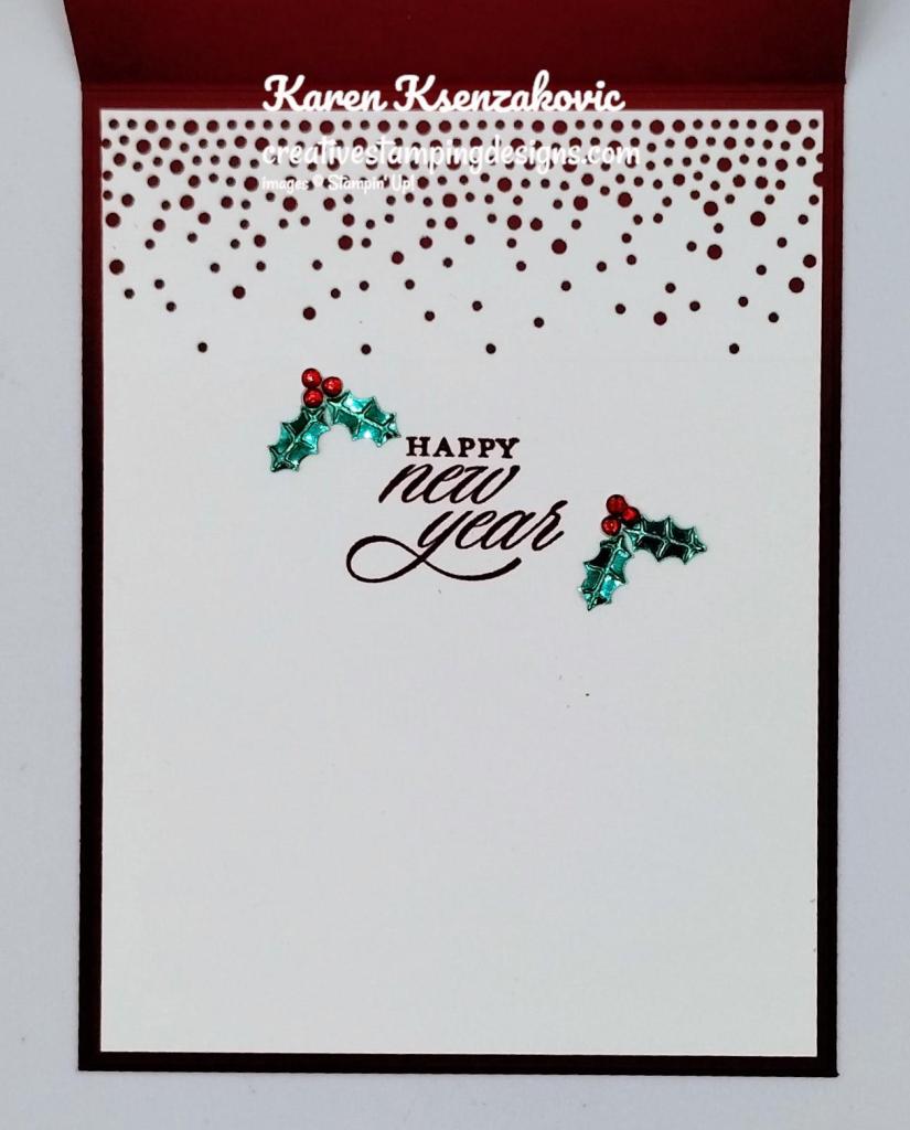 Stampin' Up! Brightest Glow CAS 5 creativestampingdesigns.com