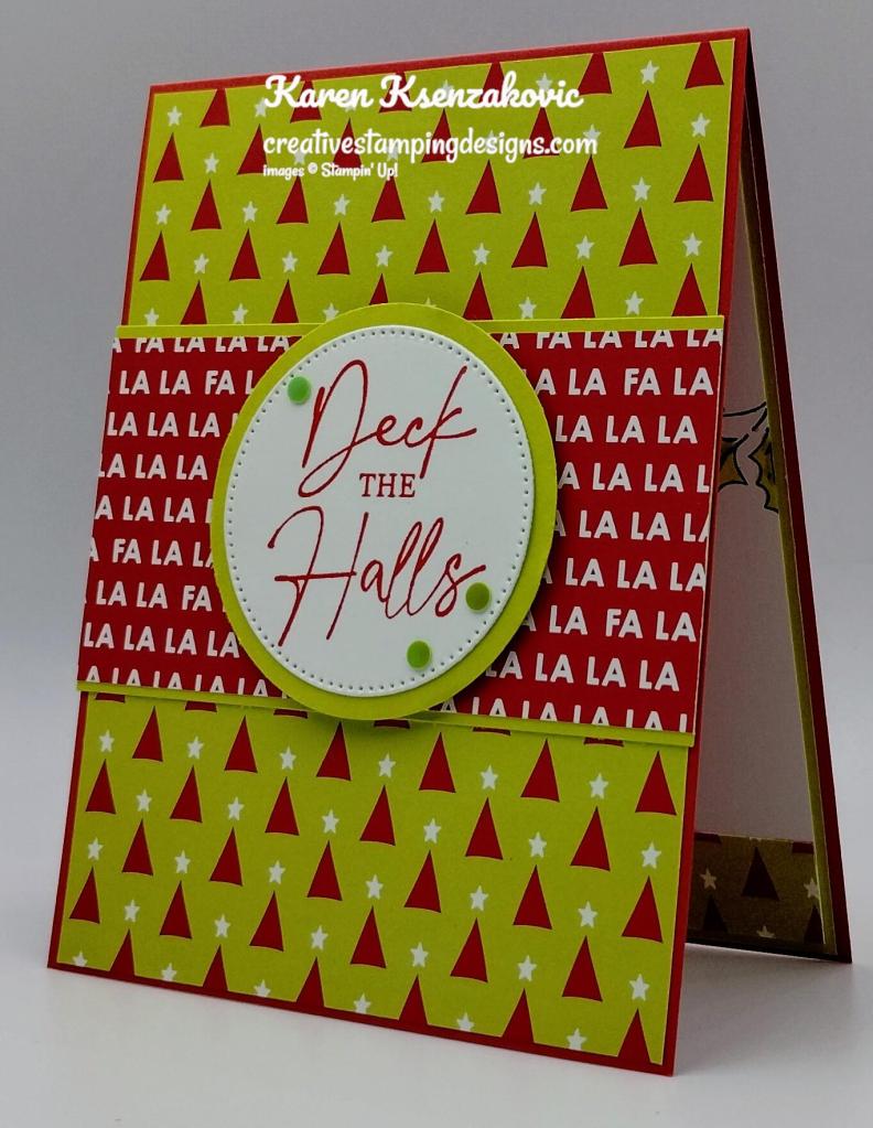 Stampin' Up! Christmas Classics CAS 4 creativestampingdesigns.com