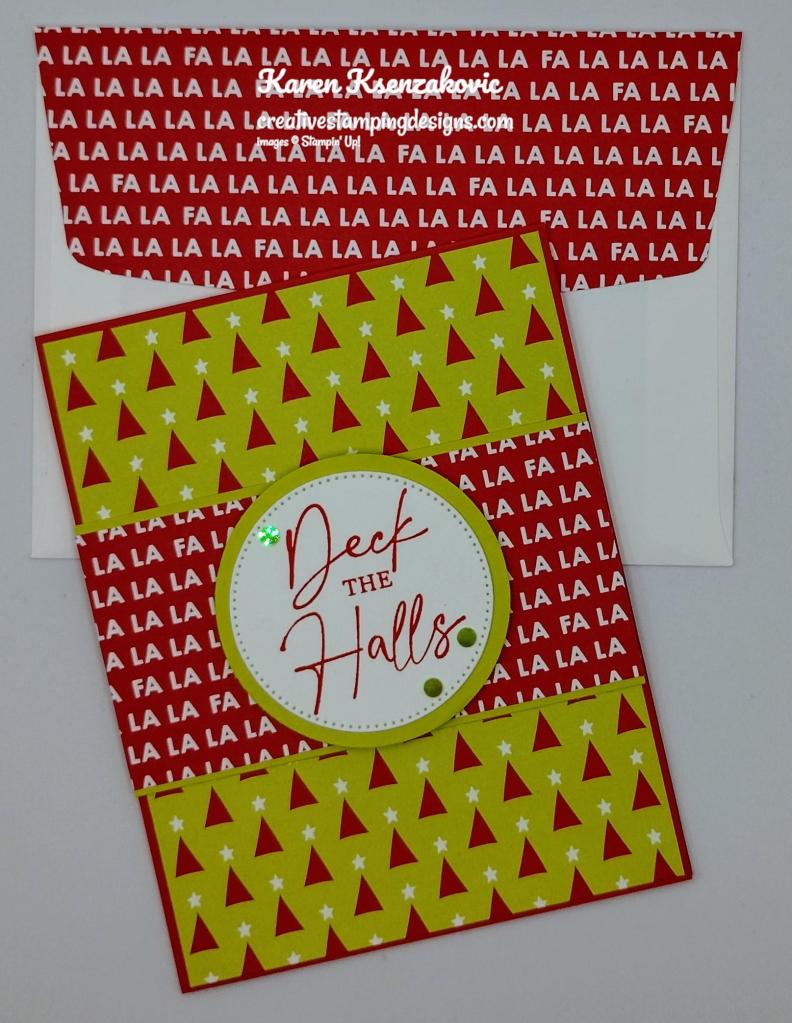 Stampin' Up! Christmas Classics CAS 7 creativestampingdesigns.com