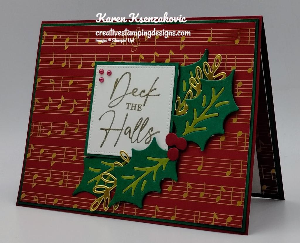 Stampin' Up! Christmas Classics Holly 4 creativestampingdesigns.com