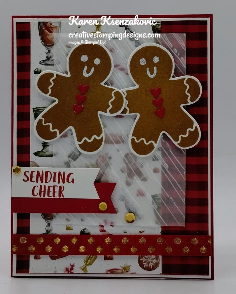 Stampin' Up! Sending Cheery Gingerbread 2 creativestampingdesigns.com