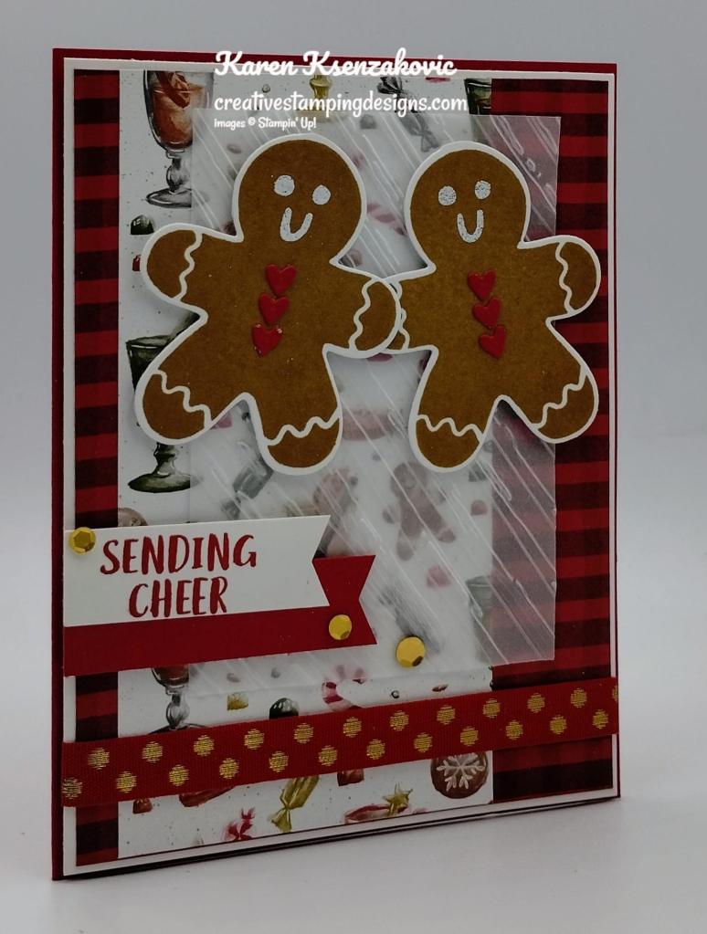 Stampin' Up! Sending Cheery Gingerbread 4 creativestampingdesigns.com