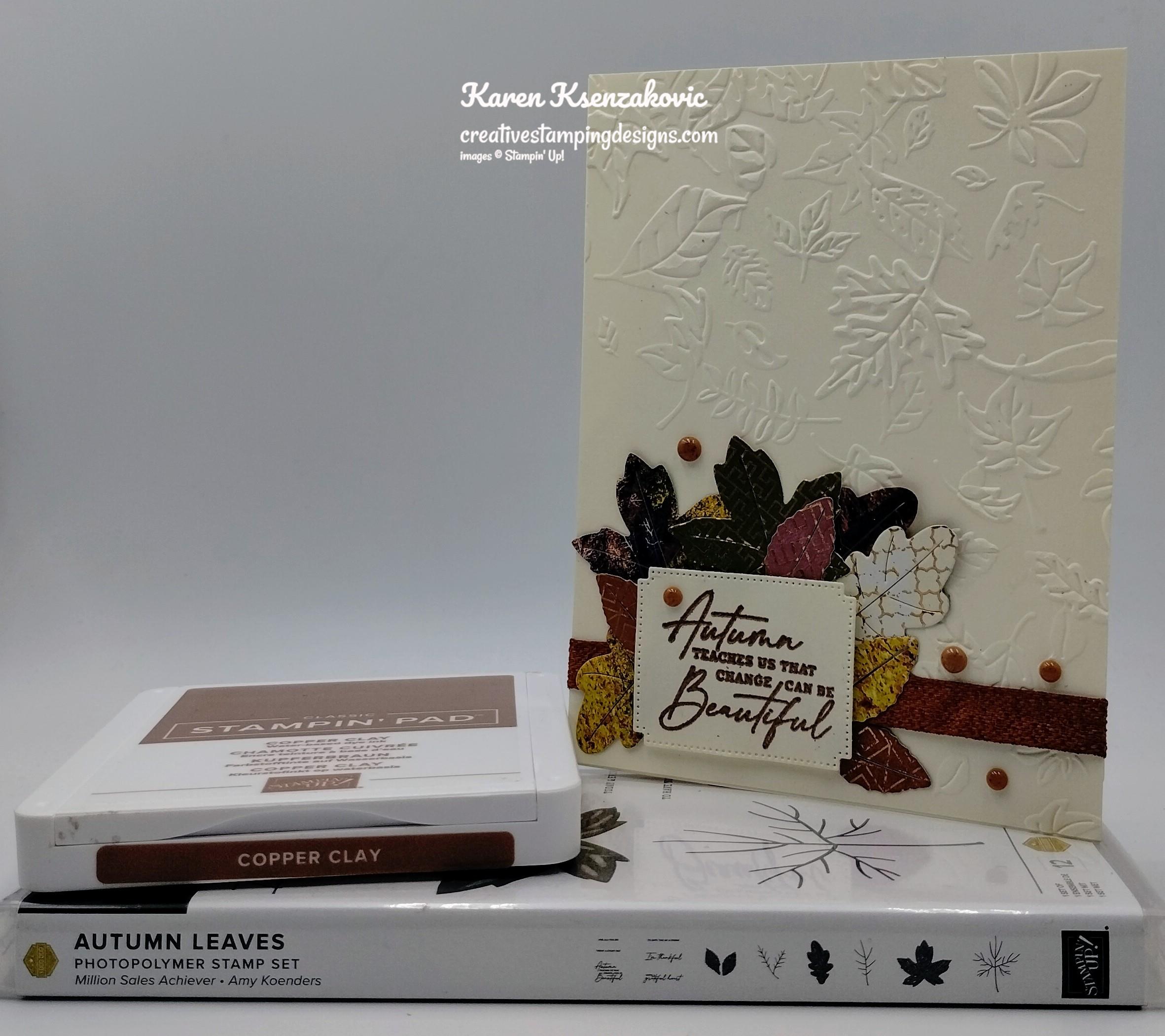 Stampin’ Up! Autumn Leaf Fall for The Card Concepts | Creative Stamping ...