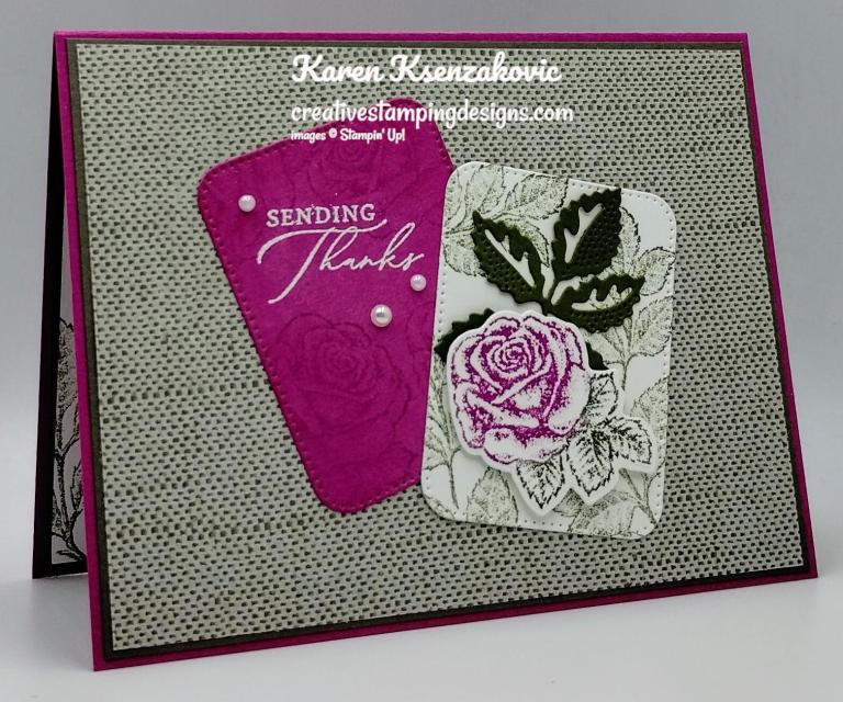 Stampin’ Up! Stippled Rose for The Happy Inkin’ Thursday Blog Hop ...