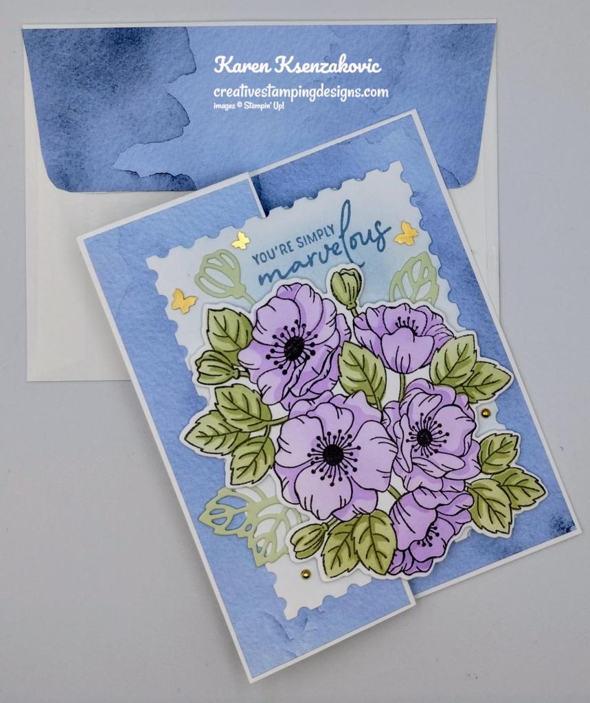 Stampin' Up! Enduring Beauty Fun Fold 7 creativestampingdesigns.com