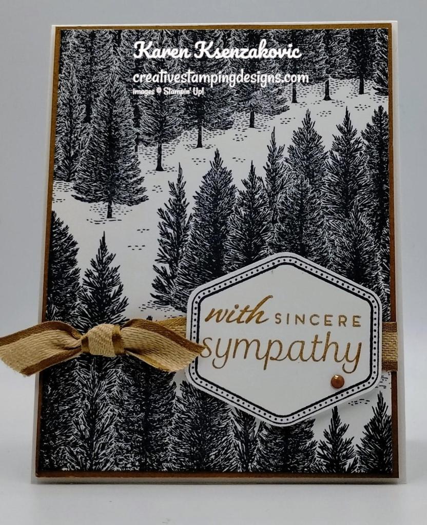 Stampin' Up! Fragrant Forest Sympathy 2 creativestampingdesigns.com