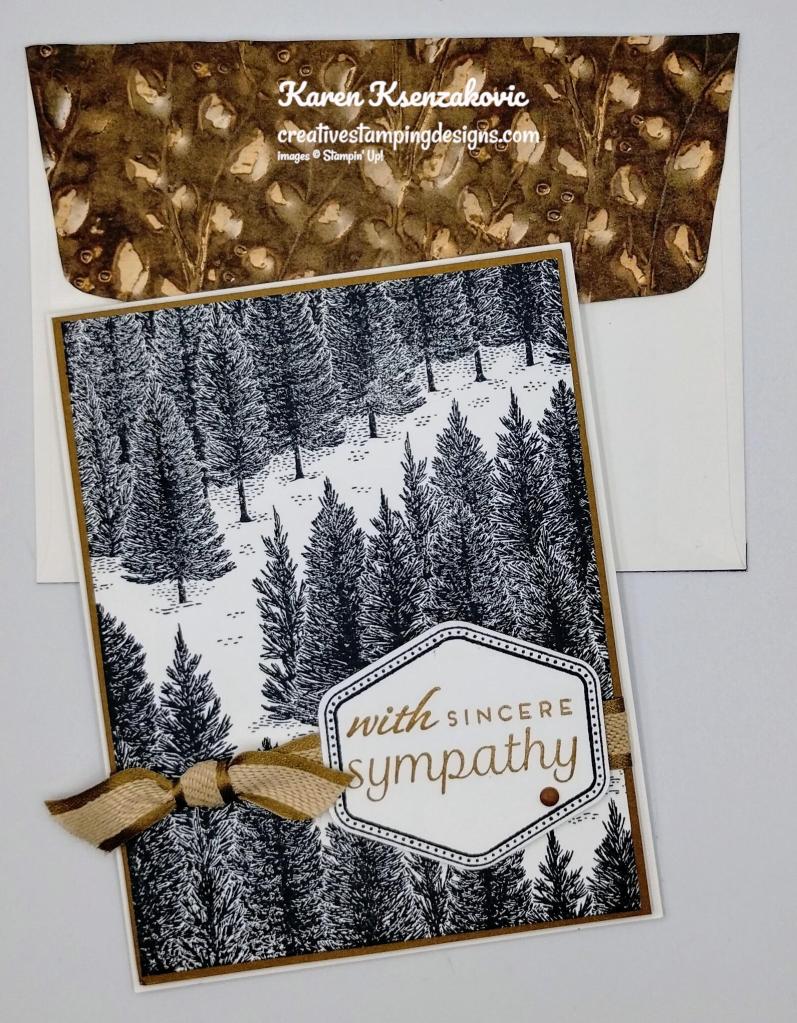 Stampin' Up! Fragrant Forest Sympathy 7 creativestampingdesigns.com