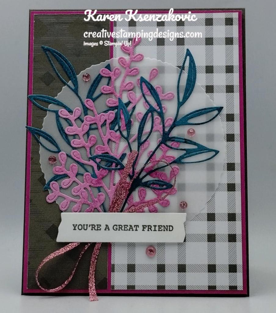 Stampin' Up! Gorgeously Made Friendship 2 creativestampingdesigns.com