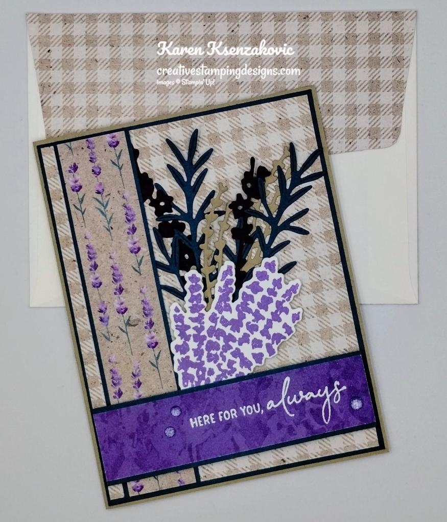 Stampin' Up! Painted Lavender Thank You 7 creativestampingdesigns.com