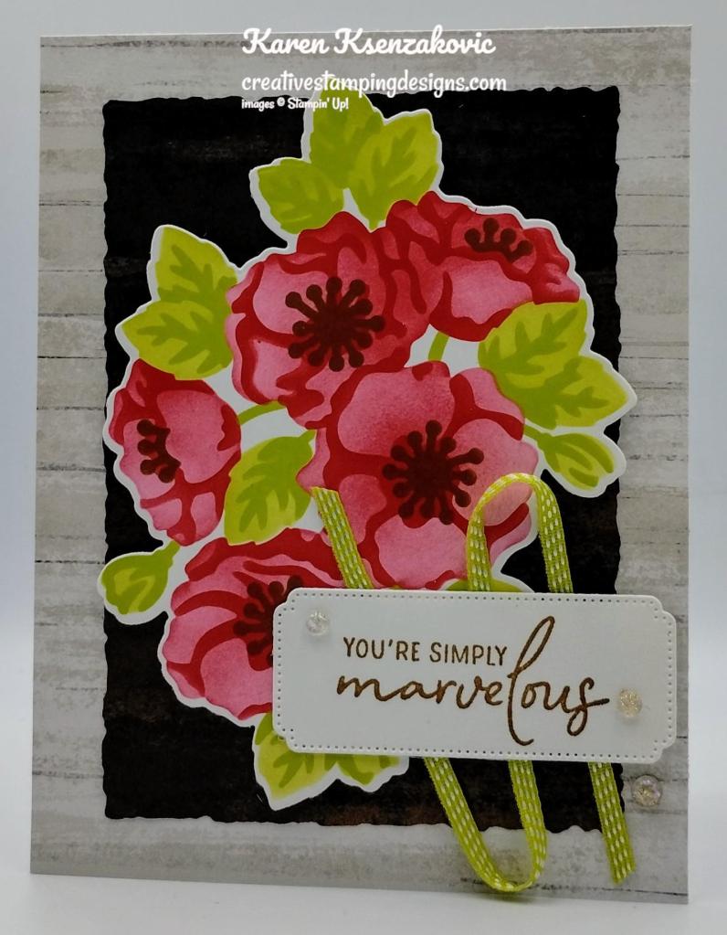 Stampin' Up! Perennial Postage Stencil 2 creativestampingdesigns.com