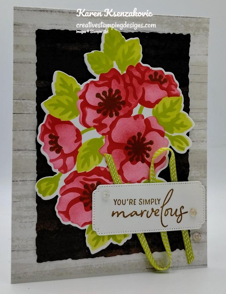 Stampin' Up! Perennial Postage Stencil 3 creativestampingdesigns.com