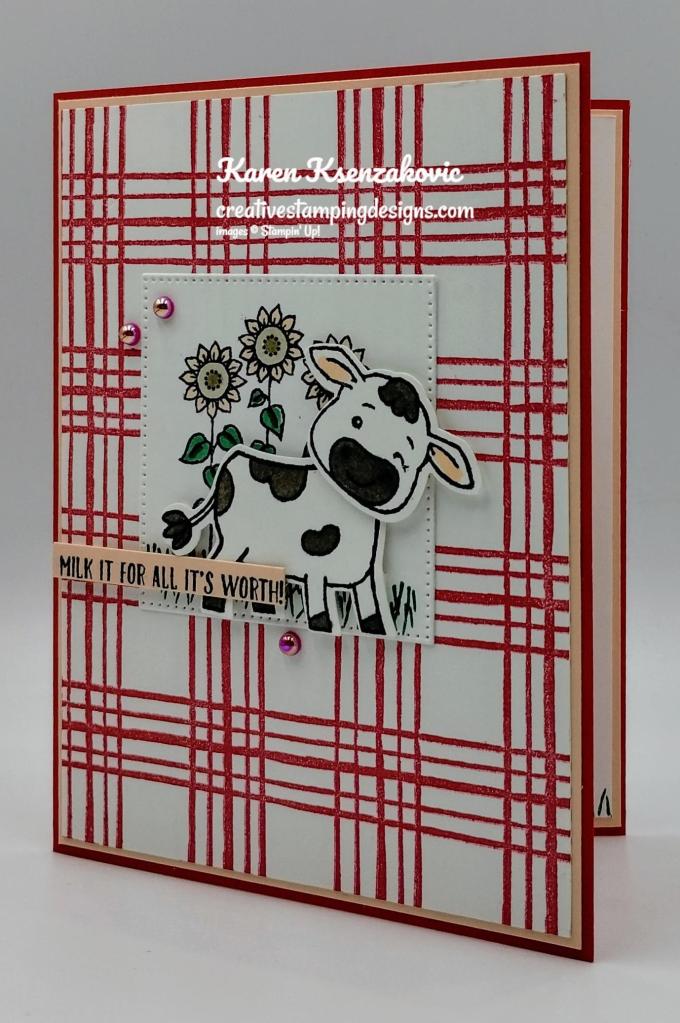 Stampin' Up! Cutest Cows Birthday 3 creativestampingdesigns.com