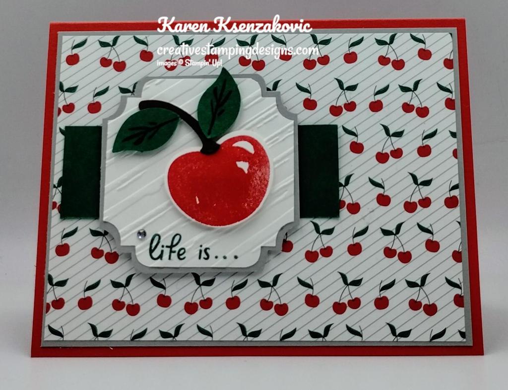 Stampin' Up! Sweetest Cherries 2 creativestampingdesigns.com