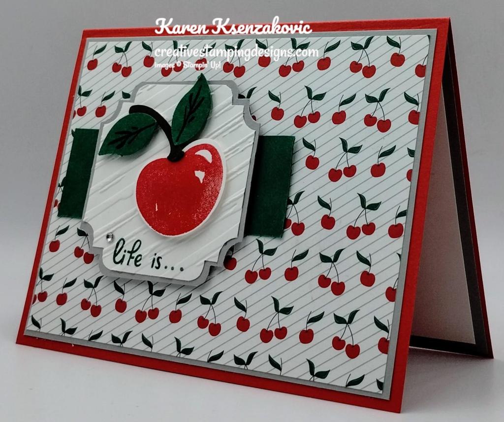 Stampin' Up! Sweetest Cherries 4 creativestampingdesigns.com