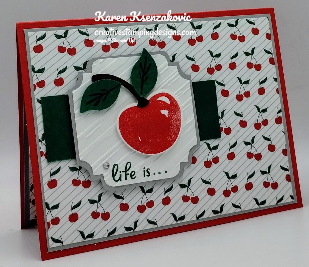Stampin' Up! Sweetest Cherries 3 creativestampingdesigns.com