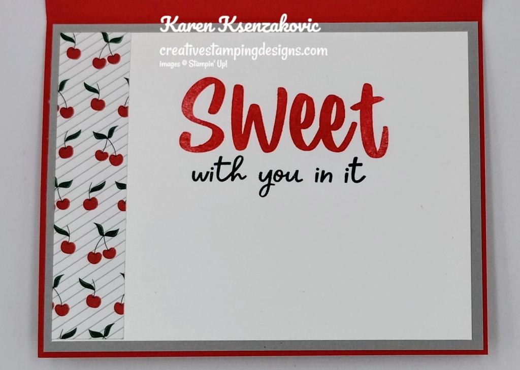 Stampin' Up! Sweetest Cherries 5 creativestampingdesigns.com